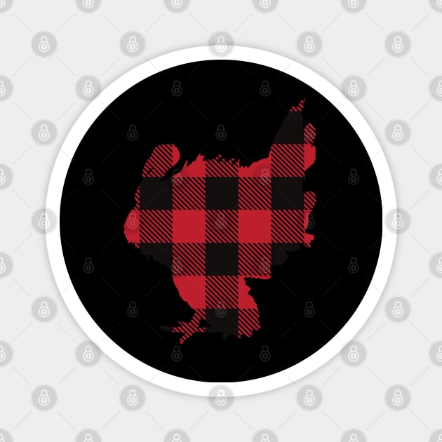 Turkey Buffalo Plaid Jive Gurkey Thanksgiving Magnet by BurunduXX-Factory